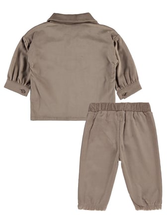 Civil Baby Cepli 6-18 Ay Takım - Bej12-18 Ay