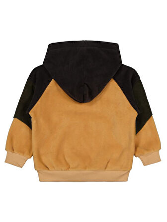 Civil Boys Parçalı Polar 2-5 Yaş Sweatshirt - Bej 3-4 Yaş