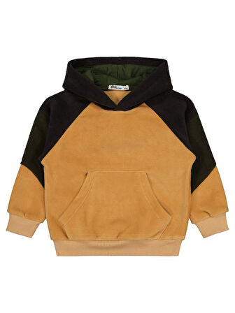 Civil Boys Parçalı Polar 2-5 Yaş Sweatshirt - Bej 4-5 Yaş