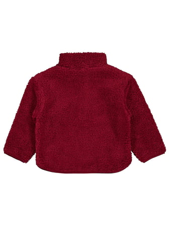 Civil Boys Biyeli Yarım Fermuarlı 2-5 Yaş Sweatshirt - Bordo 5-6 Yaş