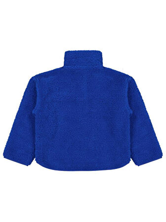 Civil Boys Biyeli Yarım Fermuarlı 10-13 Yaş Sweatshirt - Mavi 10-11 Yaş