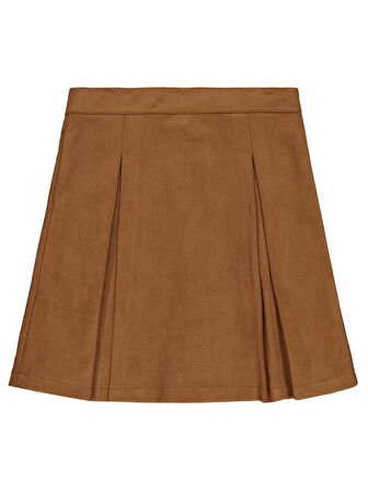 Civil Girls 6-9 Yaş Etek - Kahverengi7-8 Yaş