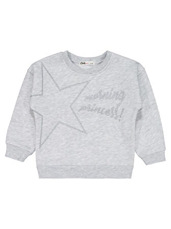 Civil Girls Yıldız Baskılı 2-5 Yaş Eşofman Takımı - Gri2-3 Yaş