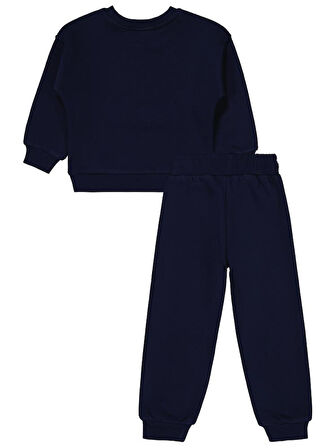 Civil Girls Yıldız Baskılı 2-5 Yaş Eşofman Takımı - Lacivert2-3 Yaş