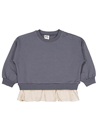 Civil Baby Çıkma Detaylı 6-18 Ay Takım - Gri 12-18 Ay