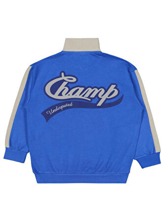 Civil Boys Game Over Baskılı 10-13 Yaş Sweatshirt - Mavi 10-11 Yaş