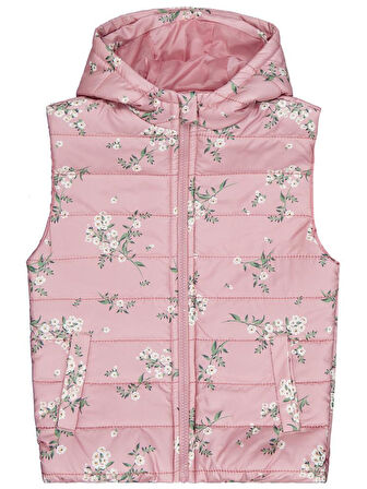 Civil Girls Çıtır Çiçek 6-9 Yaş Yelek - Pembe 6-7 Yaş