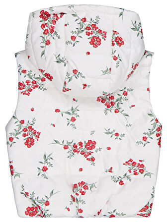 Civil Girls Çıtır Çiçek 2-5 Yaş Yelek - Ekru5-6 Yaş