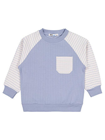 Civil Boys Cepli 2-5 Yaş Sweatshirt - Mavi 2-3 Yaş