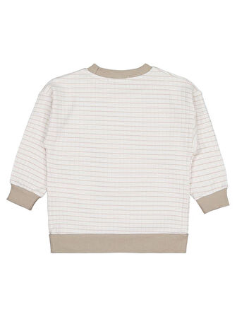 Civil Boys Aslan Nakışlı 2-5 Yaş Sweatshirt - Bej 4-5 Yaş