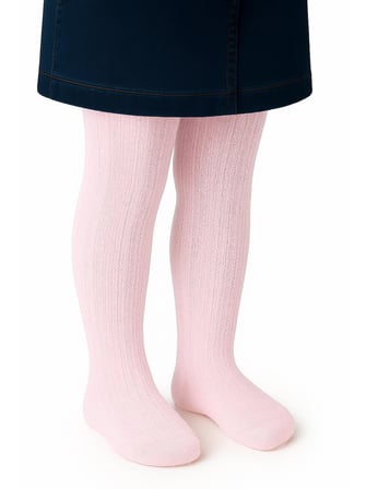 Civil Baby Rea Desen 6- Bebek Kız Külotlu Çorap - Pembe