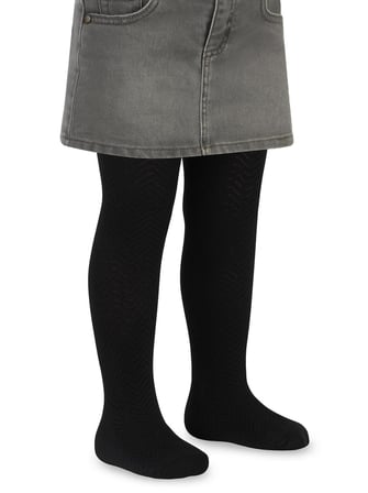 Civil Girls Stairs 2-12 Yaş Kız Külotlu Çorap - Siyah 10-11 Yaş