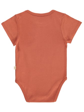 Civil Baby Cep Tilki Hayvan Baskılı 3 Lü 0-36 Ay Çıtçıtlı Badi - Turuncu