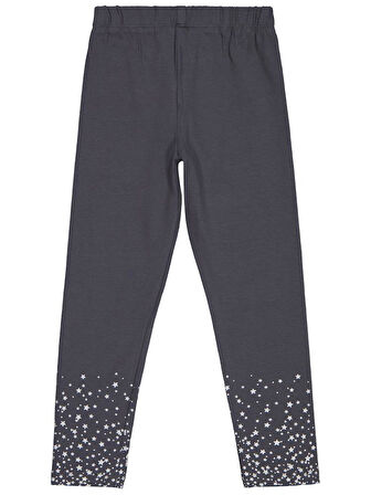 Civil Girls Yıldız Baskılı 6-9 Yaş Tayt - Gri7-8 Yaş