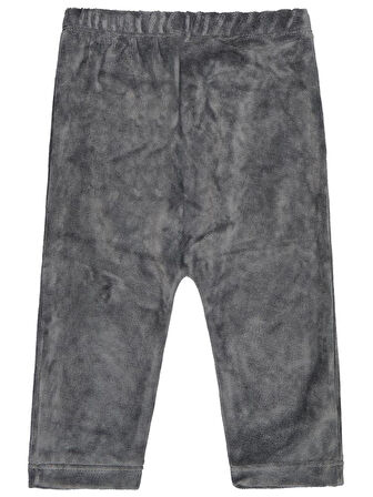 Civil Baby Ayıcık Süzene Nakışlı 6-18 Ay Tek Alt Bebe - Gri 18-24 Ay