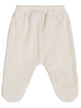 Civil Baby Adventure Awaıts Nakışlı 1-9 Ay Tek Alt Bebe - Bej 1-3 Ay