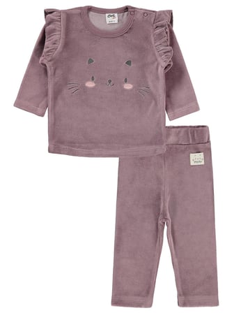 Civil Baby Süs Etiketli 6-18 Ay Takım - Kahve 18-24 Ay