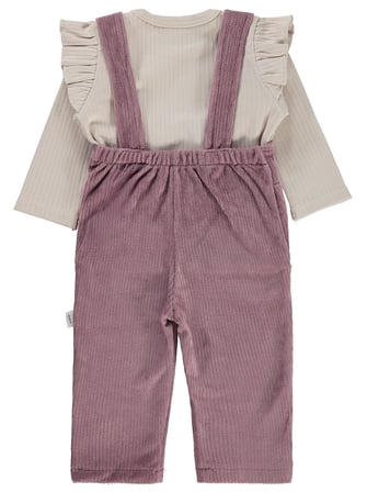 Civil Baby Pati Nakışlı Badili 6-18 Ay Slopet - Kahve