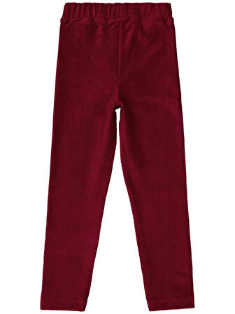 Civil Girls 6-9 Yaş Tayt - Bordo 6-7 Yaş