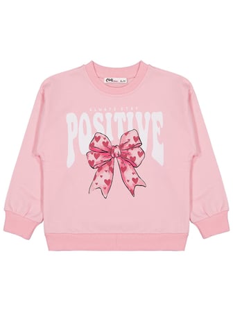 Civil Girls Fiyonk Baskılı 2'li Set 6-9 Yaş Sweatshirt - Standart