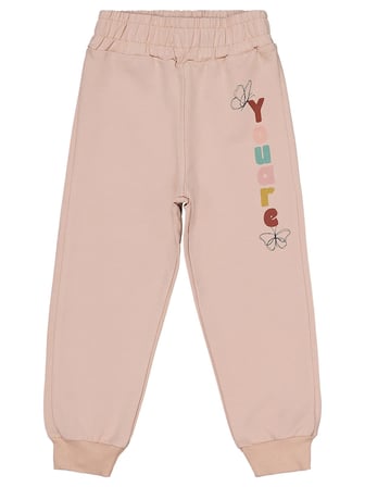 Civil Girls Kelebek Baskılı 3'lü Set 2-5 Yaş Eşofman Altı - Standart