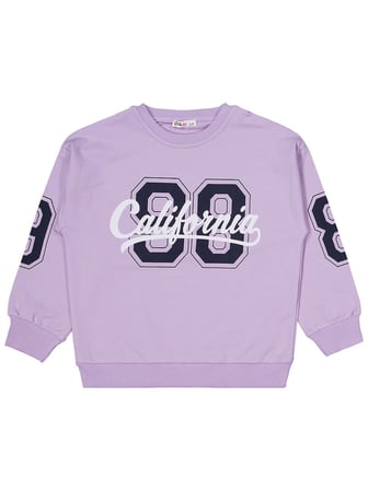 Civil Girls New York Baskılı 2'li Set 6-9 Yaş Sweatshirt - Standart