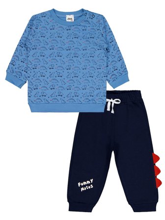 Civil Baby Dinazor Baskılı 2'li Set 6-18 Ay Takım - Standart