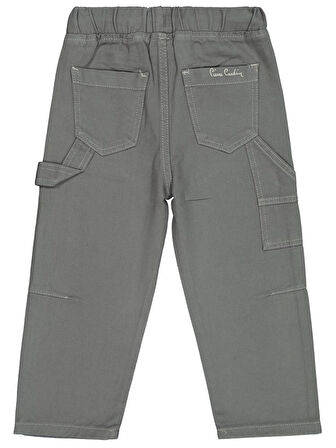 Pierre Cardin Nakışlı 2-5 Yaş Pantolon - Gri 5-6 Yaş
