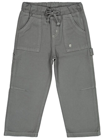 Pierre Cardin Nakışlı 2-5 Yaş Pantolon - Gri 5-6 Yaş