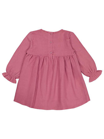 Civil Girls Roba Çiçekli 2-5 Yaş Elbise - Pembe 5-6 Yaş