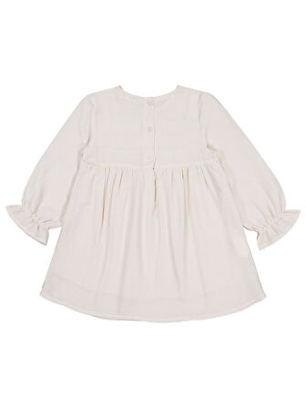 Civil Girls Roba Çiçekli 2-5 Yaş Elbise - Bej 5-6 Yaş