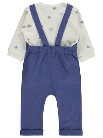 Civil Baby Gezegen Baskılı 6-18 Ay Slopet - Mavi