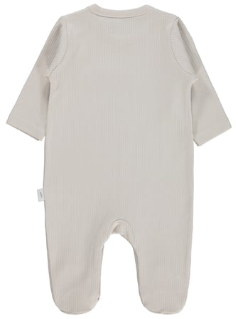 Civil Baby Kedi Baskılı 1-9 Ay Tulum - Bej