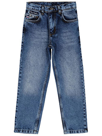 Pierre Cardin Bıyıklı 10-12 Yaş Pantolon - Mavi 11-12 Yaş