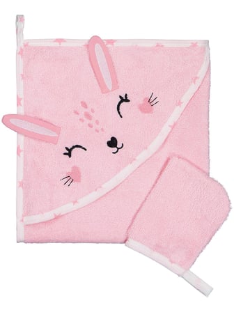 Civil Baby Tavşan Kulaklı Bambu Havlu - Pembe