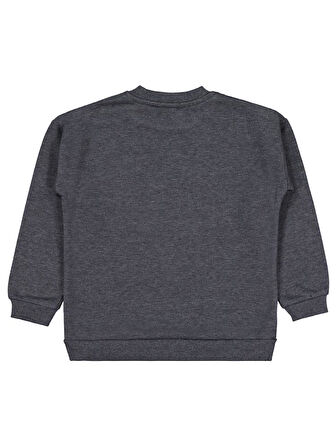 Civil Girls Wings Baskılı 6-9 Yaş Sweatshirt - Gri 9-10 Yaş