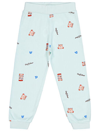 Civil Girls Ayıcık Baskılı 2-5 Yaş Eşofman Altı - Yeşil 2-3 Yaş