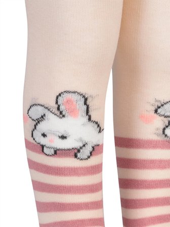 Civil Baby Mini Bunny 6- Bebek Kız Külotlu Çorap - Bej
