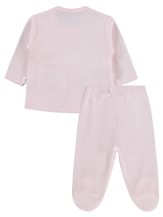 Civil Baby Fırfır Tüllü 1-9 Ay Pijama Takımı - Pembe