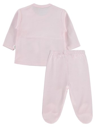 Civil Baby Fırfır Tüllü 1-9 Ay Pijama Takımı - Pembe