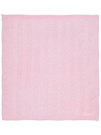 Civil Baby Saç Örgülü  Düz Battaniye - Pembe