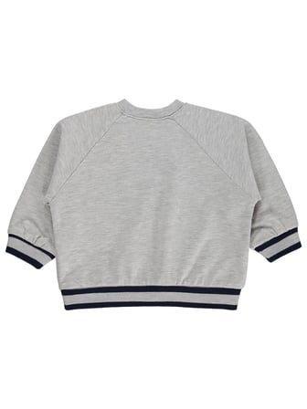 Civil Baby Yunus Nakışlı 6-18 Ay Sweatshirt - Gri
