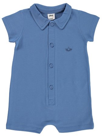 Civil Baby Yelken Baskılı 6-18 Ay Tulum - Mavi