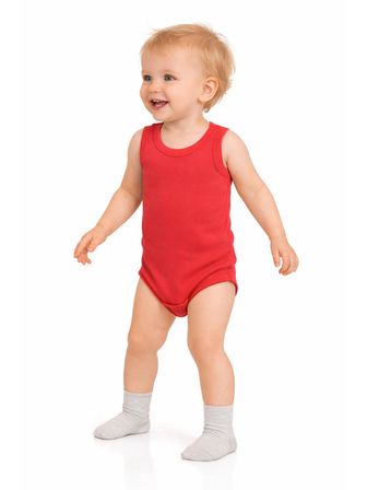 Civil Baby 3'lü Karışık Renk 3-36 Ay Çıtçıtlı Badi - Kırmızı 3-6 Ay