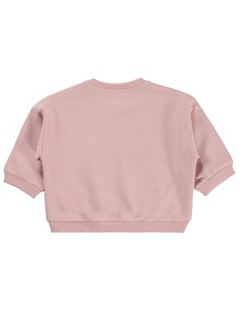 Civil Baby Civil Basic Kalp Etiketli 6-18 Ay Sweatshirt - Pembe