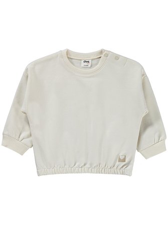Civil Baby Kız Bebek Düz Basic Kalpli 6-18 Ay Takım - Bej