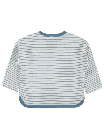 Civil Baby Çizgili 3-18 Ay Sweatshirt - Ekru