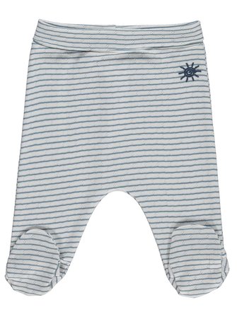 Civil Baby Çizgili 1-9 Ay Tek Alt Bebe - Ekru