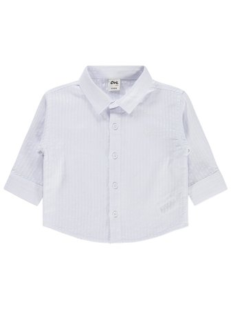 Civil Baby Yelken Nakışlı 6-18 Ay Gömlek - Beyaz