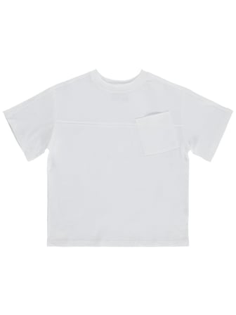 Civil Boys Basic Flamlı 10-13 Yaş Tişört - Kırık Beyaz
